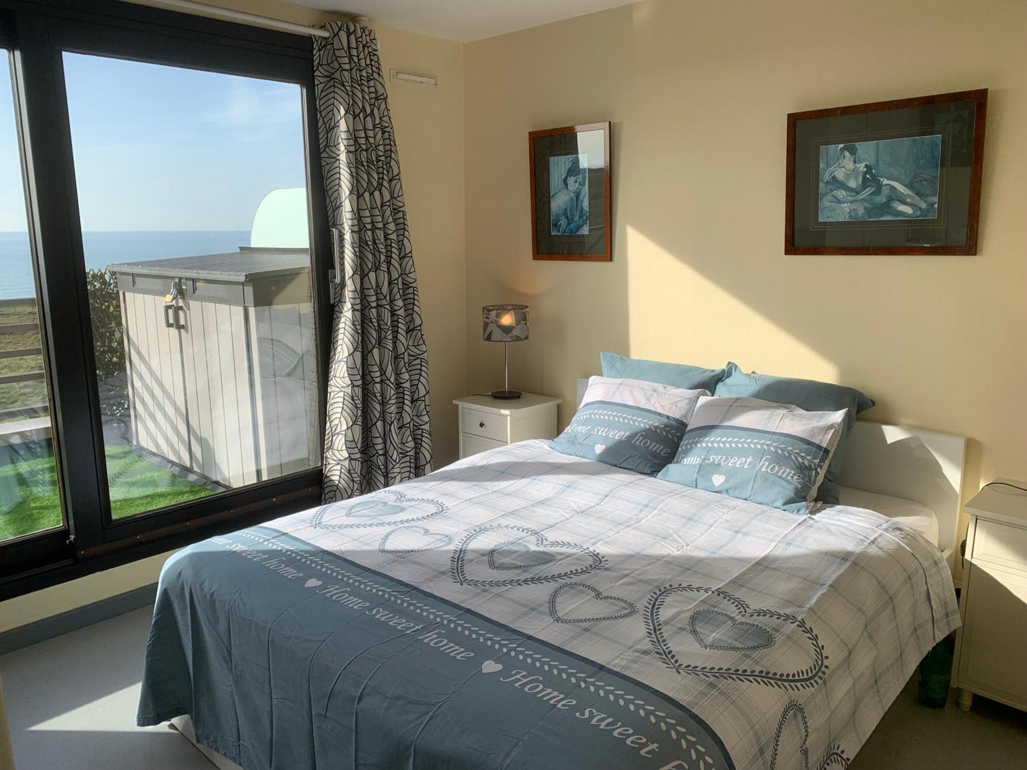 Appartement Wimereux - Opaalkust Met Frontaal Zeezicht Luaran gambar